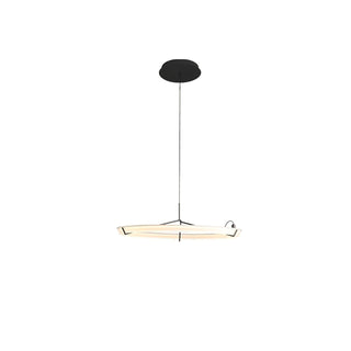 Lustra Lustre Moderne Acier Inoxydable Anneau