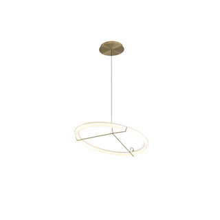Lustra Lustre Moderne Acier Inoxydable Anneau
