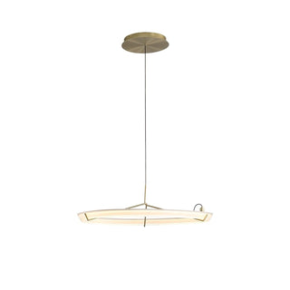 Lustra Lustre Moderne Acier Inoxydable Anneau