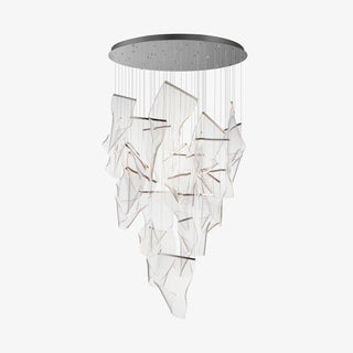 Lustra Lustre Acrylic LED Abstract Floating