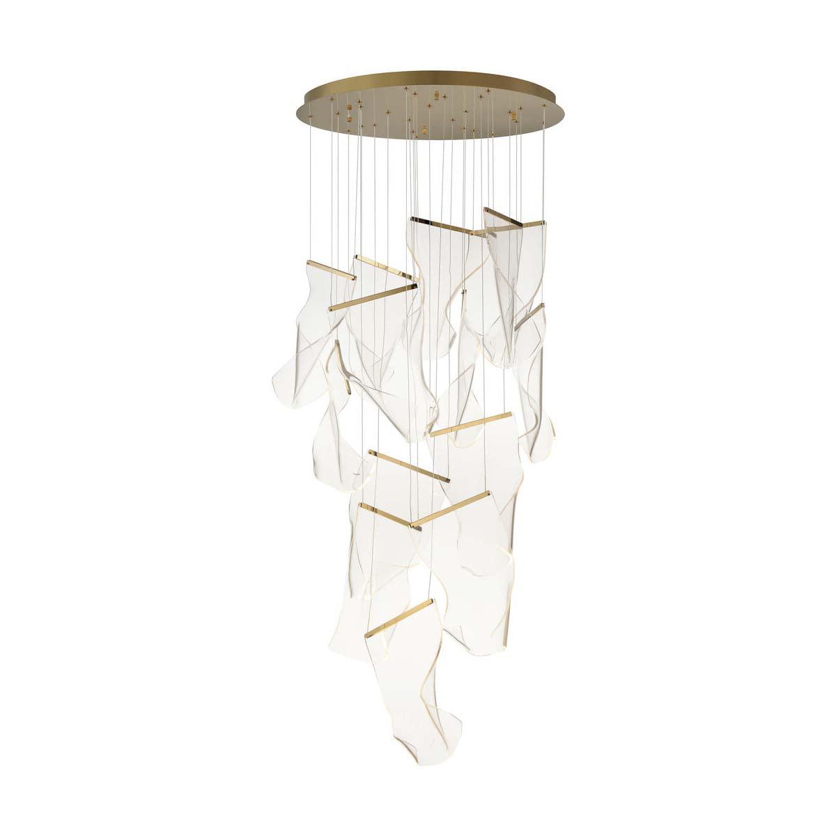 Lucora Lustre Acrylic LED Abstract Floating