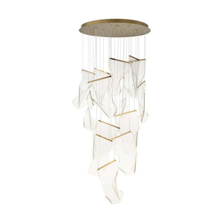 Lustra Lustre Acrylic LED Abstract Floating