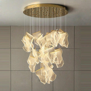 Lustra Lustre Acrylic LED Abstract Floating