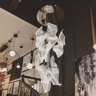 Lustra Lustre Acrylic LED Abstract Floating