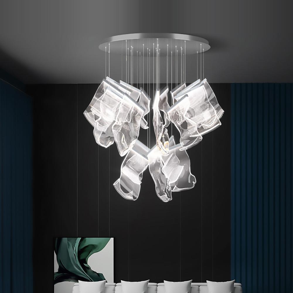 Lucora Lustre Acrylic LED Abstract Floating