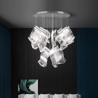 Lustra Lustre Acrylic LED Abstract Floating