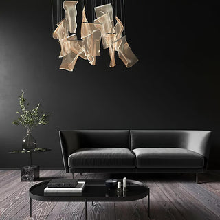 Lustra Lustre Acrylic LED Abstract Floating