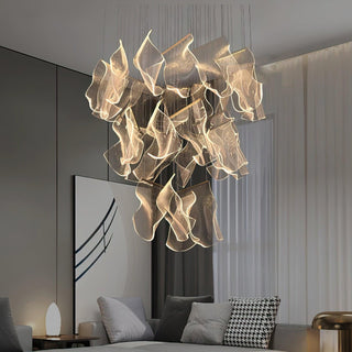 Lustra Lustre Acrylic LED Abstract Floating