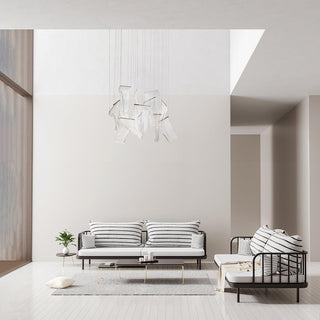 Lustra Lustre Acrylic LED Abstract Floating