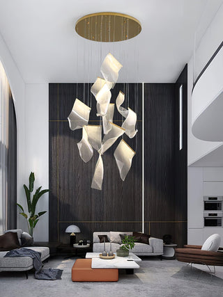 Lustra Lustre Acrylic LED Abstract Floating