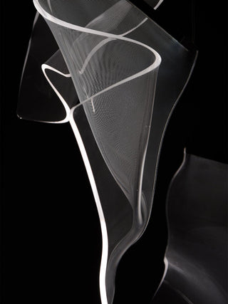 Lustra Lustre Acrylic LED Abstract Floating