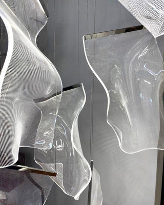 Lustra Lustre Acrylic LED Abstract Floating