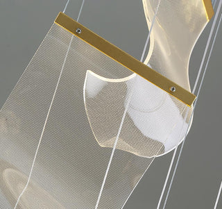 Lustra Lustre Acrylic LED Abstract Floating