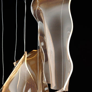 Lustra Lustre Acrylic LED Abstract Floating
