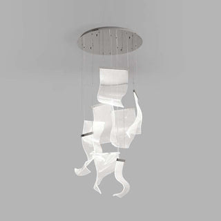 Lustra Lustre Acrylic LED Abstract Floating