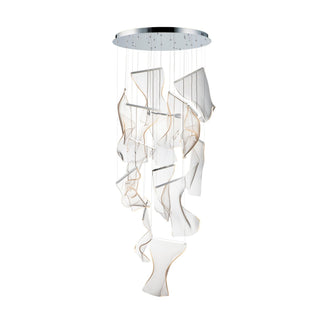 Lustra Lustre Acrylic LED Abstract Floating