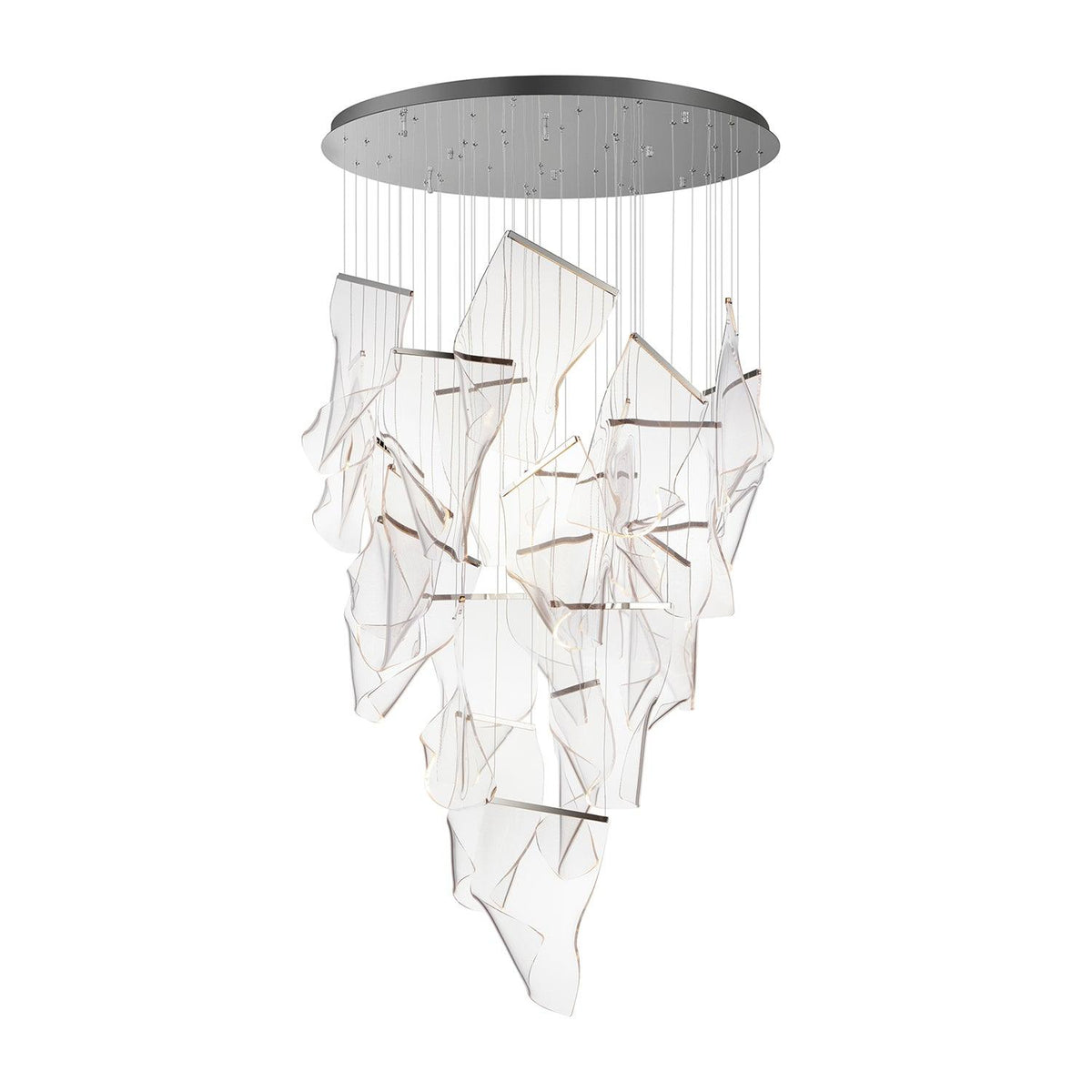 Lucora Lustre Acrylic LED Abstract Floating