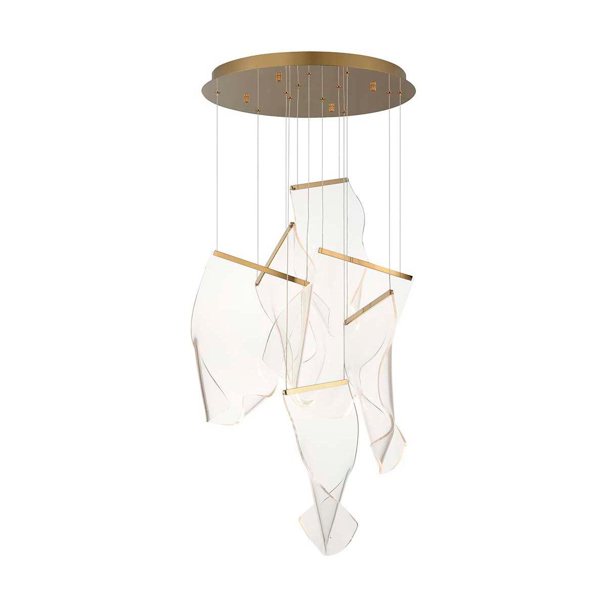 Lucora Lustre Acrylic LED Abstract Floating
