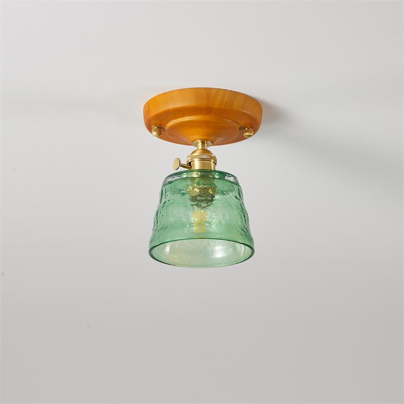 Elano Glass Ceiling Light-Neutral Decor
