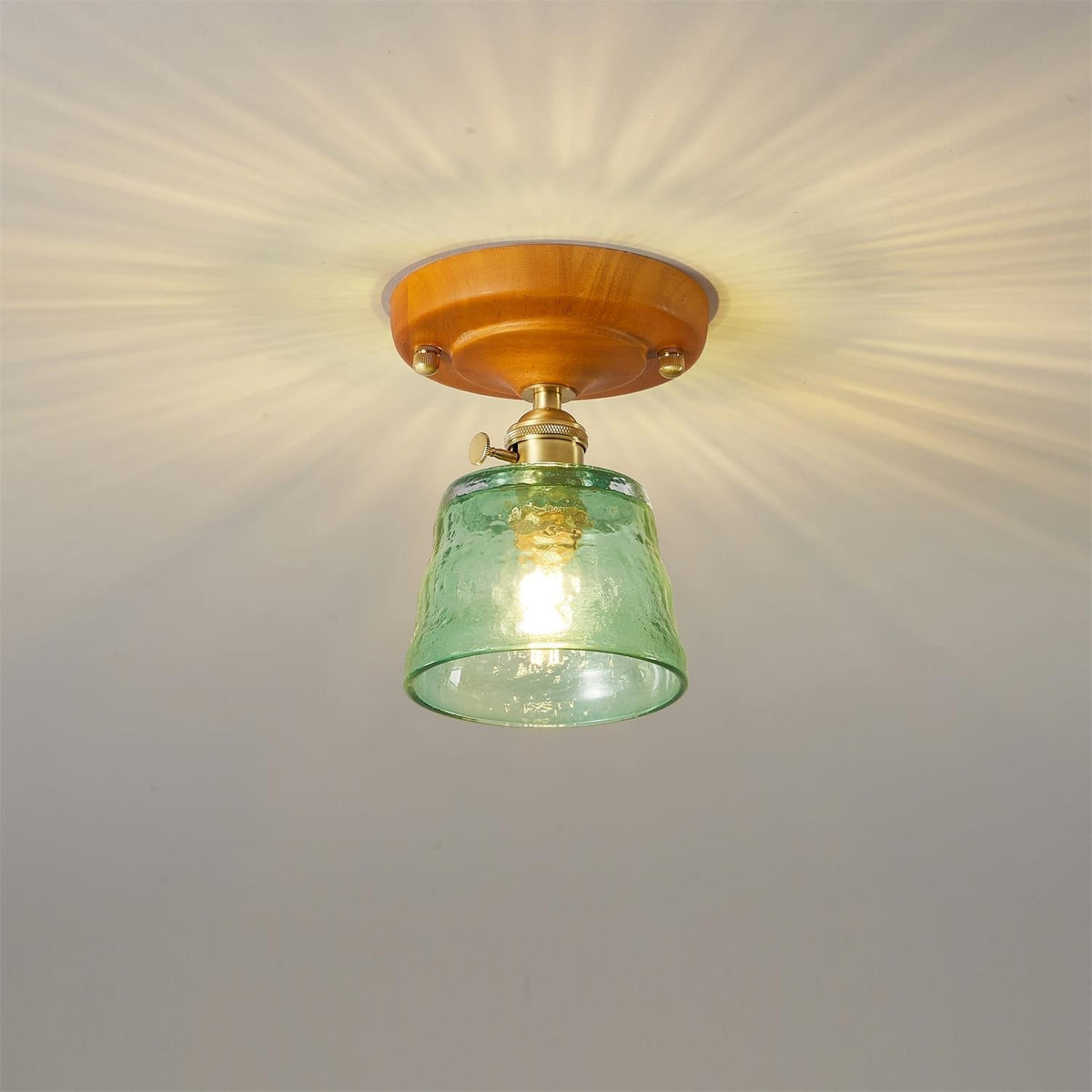 Elano Glass Ceiling Light-Neutral Decor