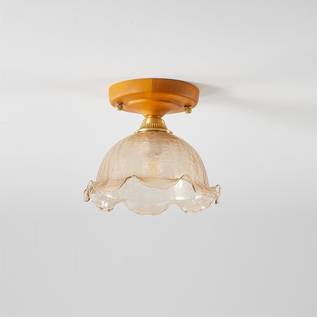 Elano Glass Ceiling Light-Neutral Decor