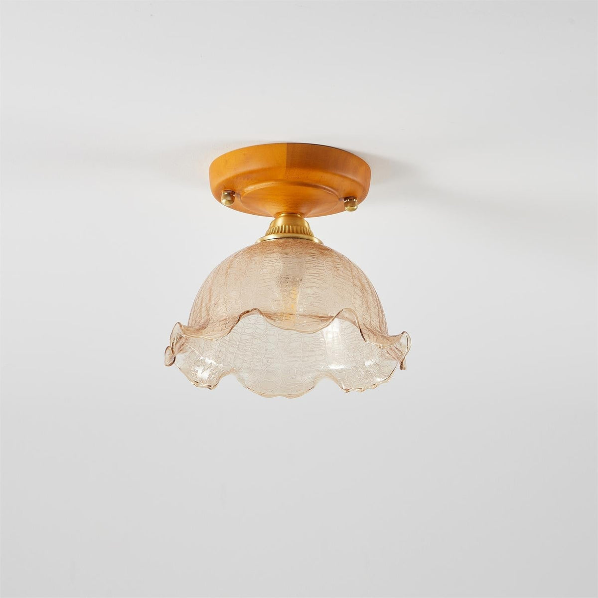 Elano Glass Ceiling Light-Neutral Decor