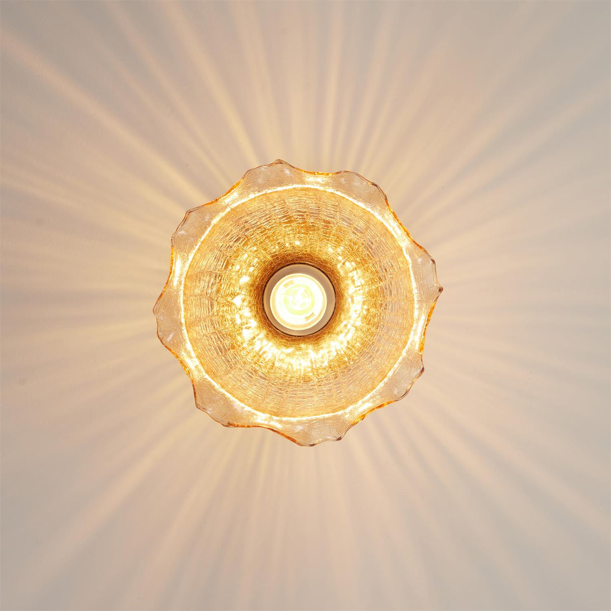 Elano Glass Ceiling Light-Neutral Decor