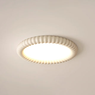Ulire Lampe de Plafond en Résine Ondulée Art Nordique