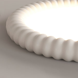 Ulire Lampe de Plafond en Résine Ondulée Art Nordique