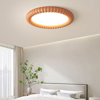 Ulire Lampe de Plafond en Résine Ondulée Art Nordique