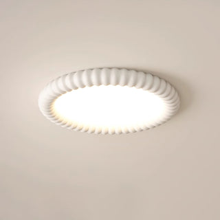 Ulire Lampe de Plafond en Résine Ondulée Art Nordique