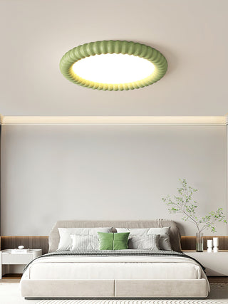 Ulire Lampe de Plafond en Résine Ondulée Art Nordique