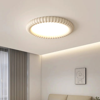 Ulire Lampe de Plafond en Résine Ondulée Art Nordique