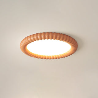 Ulire Lampe de Plafond en Résine Ondulée Art Nordique