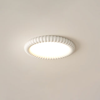 Ulire Lampe de Plafond en Résine Ondulée Art Nordique
