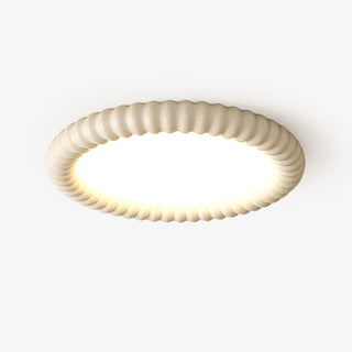 Ulire Lampe de Plafond en Résine Ondulée Art Nordique