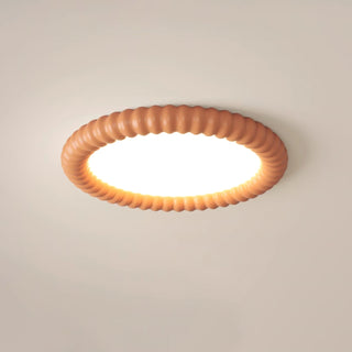 Ulire Lampe de Plafond en Résine Ondulée Art Nordique