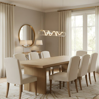 Ripple Linear Pendant Lamp-Neutral Decor