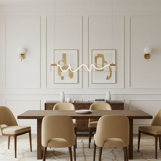 Ripple Linear Pendant Lamp-Neutral Decor
