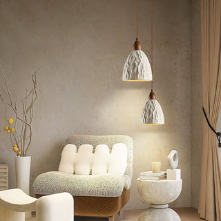 Osilora Suspension en Bois Ondulé Art Nordique Premium