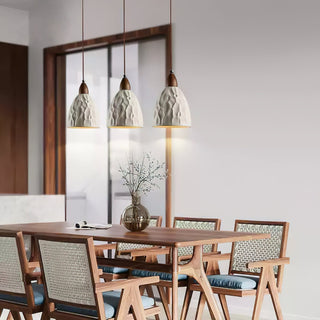 Osilora Suspension en Bois Ondulé Art Nordique Premium