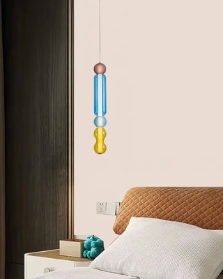 Lustra Suspension en Verre Coloré Moderne