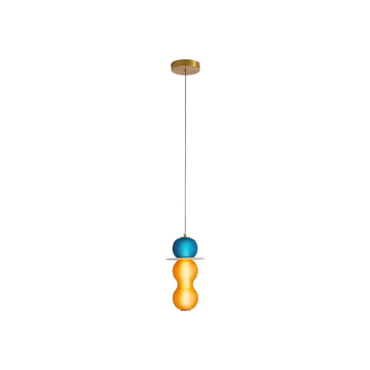 Emilenae Suspension en Verre Coloré Moderne