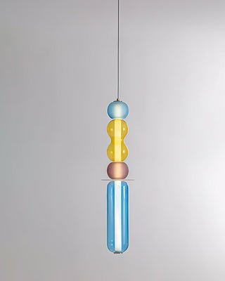 Lustra Suspension en Verre Coloré Moderne