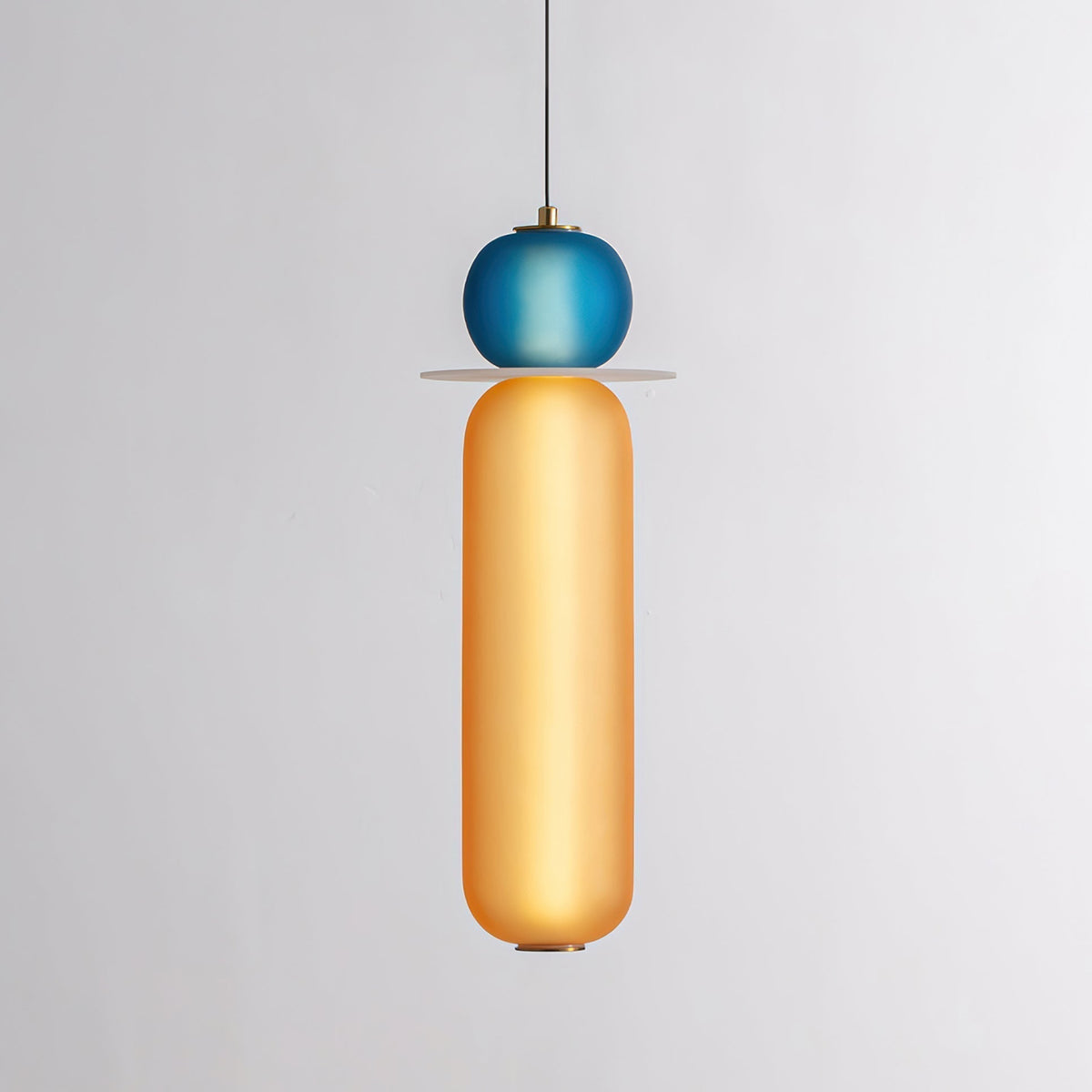 Emilenae Suspension en Verre Coloré Moderne