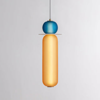 Lustra Suspension en Verre Coloré Moderne