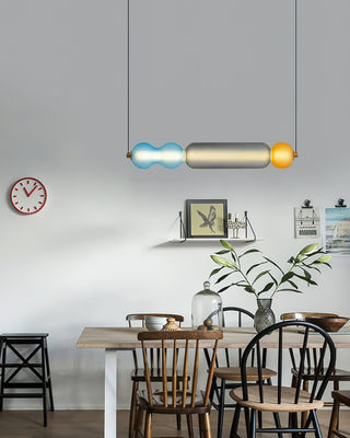Lustra Suspension en Verre Coloré Moderne