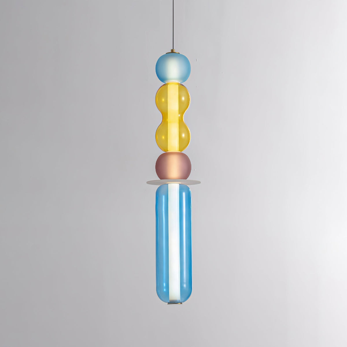 Emilenae Suspension en Verre Coloré Moderne