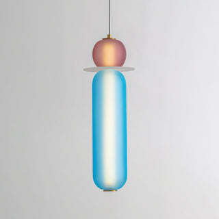 Lustra Suspension en Verre Coloré Moderne