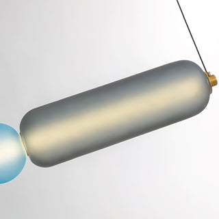 Lustra Suspension en Verre Coloré Moderne